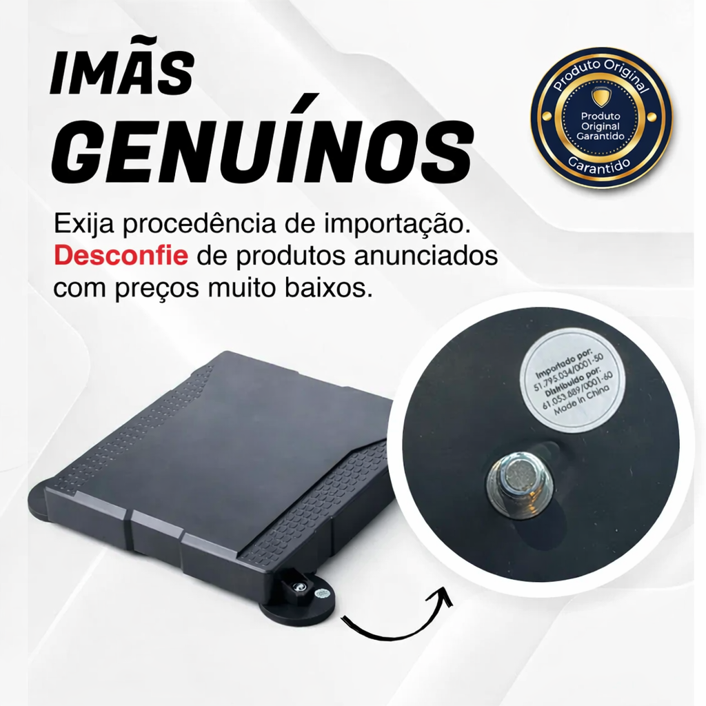 Case Para Starlink Mini Veícular Fechado Ímã 88mm Teto Carro Branco