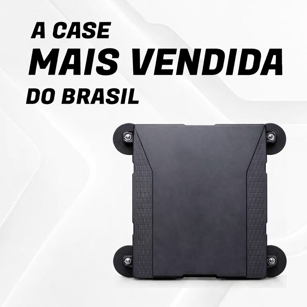 Case Para Starlink Mini Veícular Fechado Ímã 66mm Teto Carro Preto