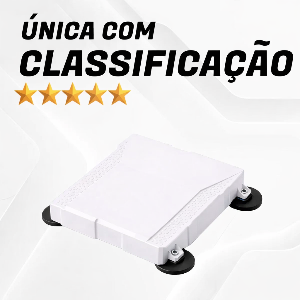 Case Para Starlink Mini Veícular Fechado Ímã 88mm Teto Carro Branco