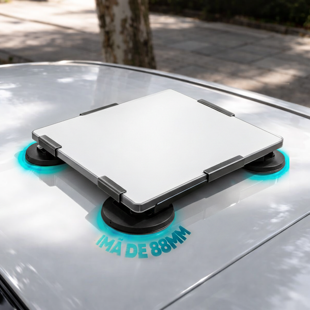Case Veicular Externo Starlink Mini Com Imã 88mm Teto Carro