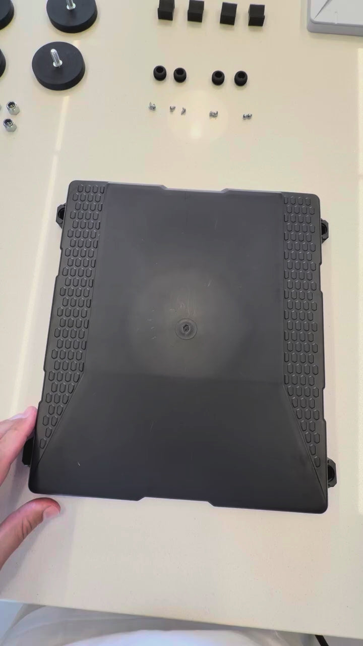 Case Starlink Mini Veícular Fechado Ímã 88mm Teto Carro Branco